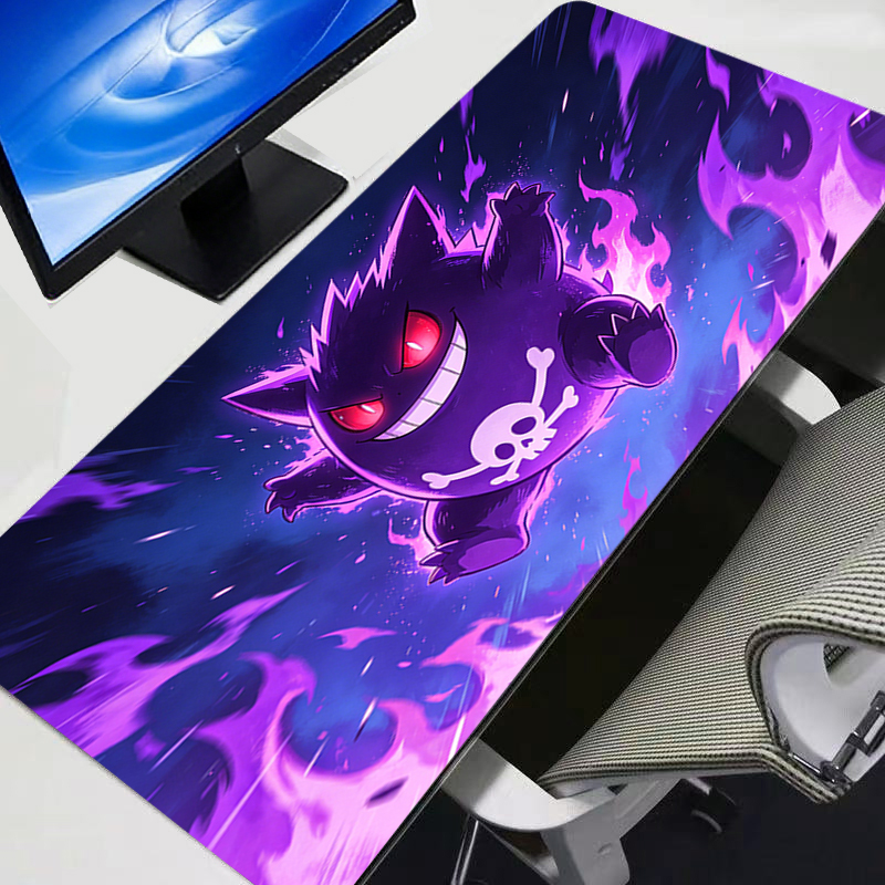 Gaming Accessories Gamer - Mouse Pad Gengar Pokemon Pikachu Anime