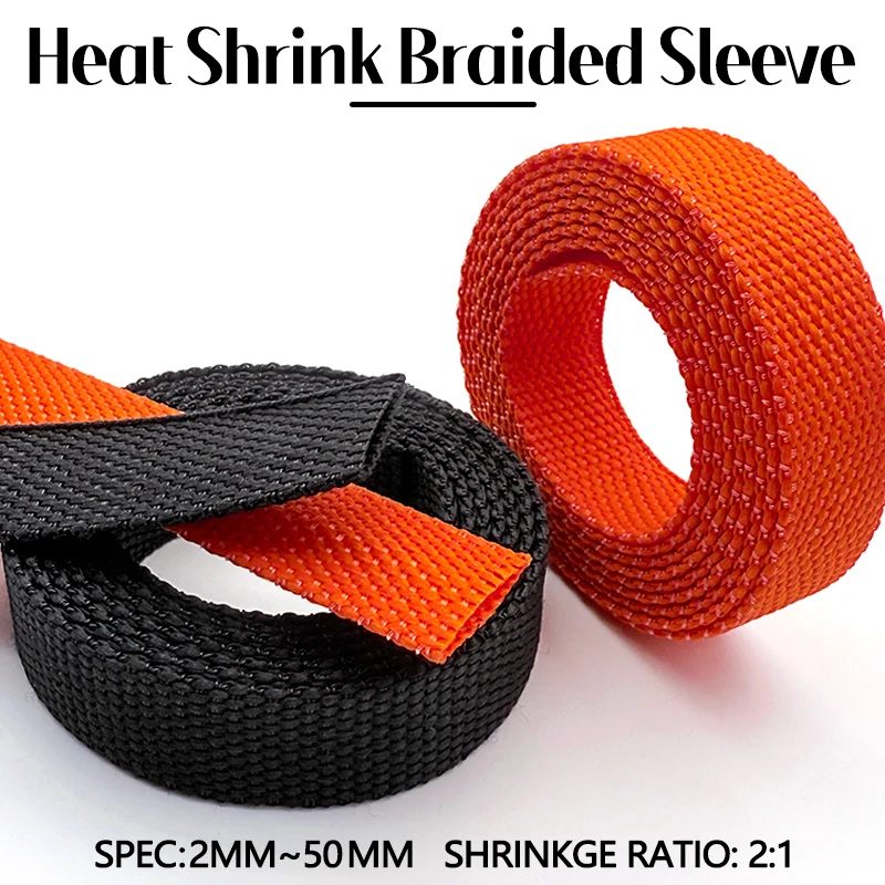 Cable Sleeve Braided - Temperature Resistant PE Braided Tube Heat