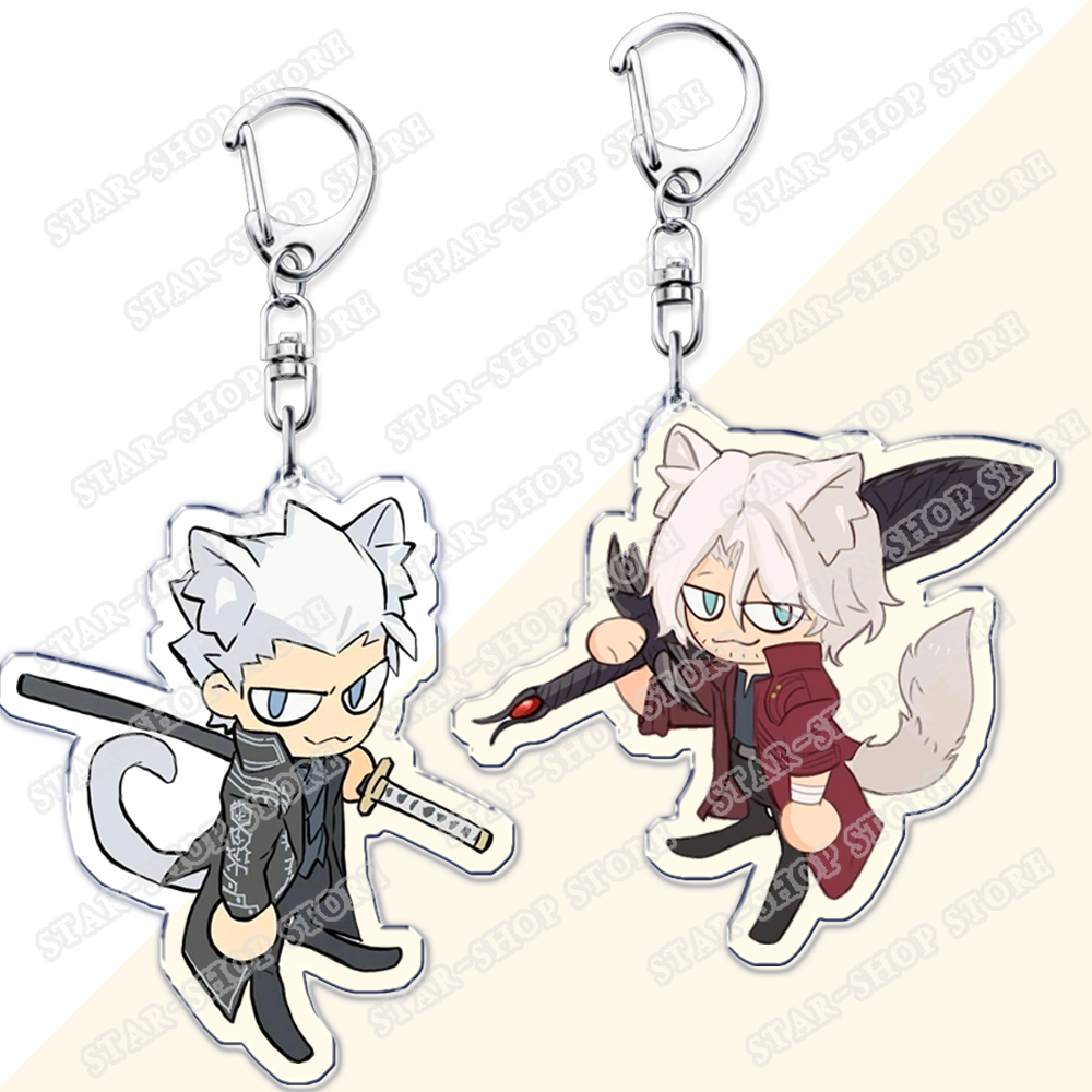 Gaming Accessories Bag - Action Demon Video Game Chibi Keychains