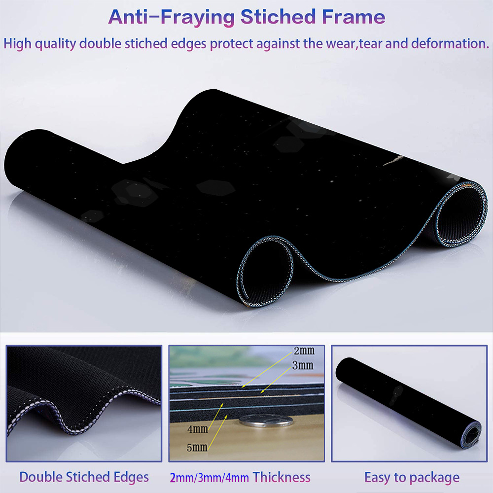Black Mausepad Art Table Mouse - огляд і ціна Gaming Accessories For Your Desk