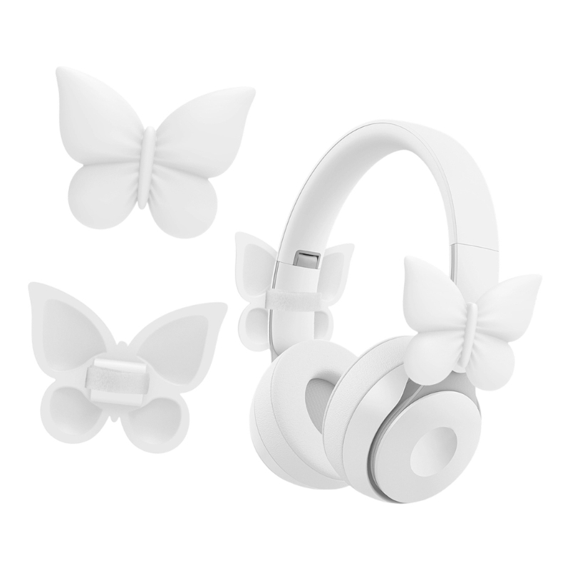  2Pcs Silicone Bowknot Earbuds - огляд і ціна Gaming Headphone Accessories