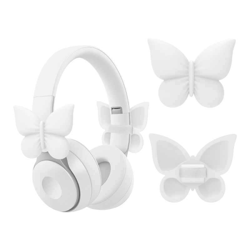  2Pcs Silicone Bowknot Earbuds - огляд і ціна Gaming Headphone Accessories