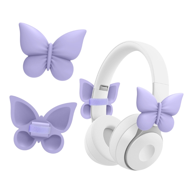  2Pcs Silicone Bowknot Earbuds - огляд і ціна Gaming Headphone Accessories