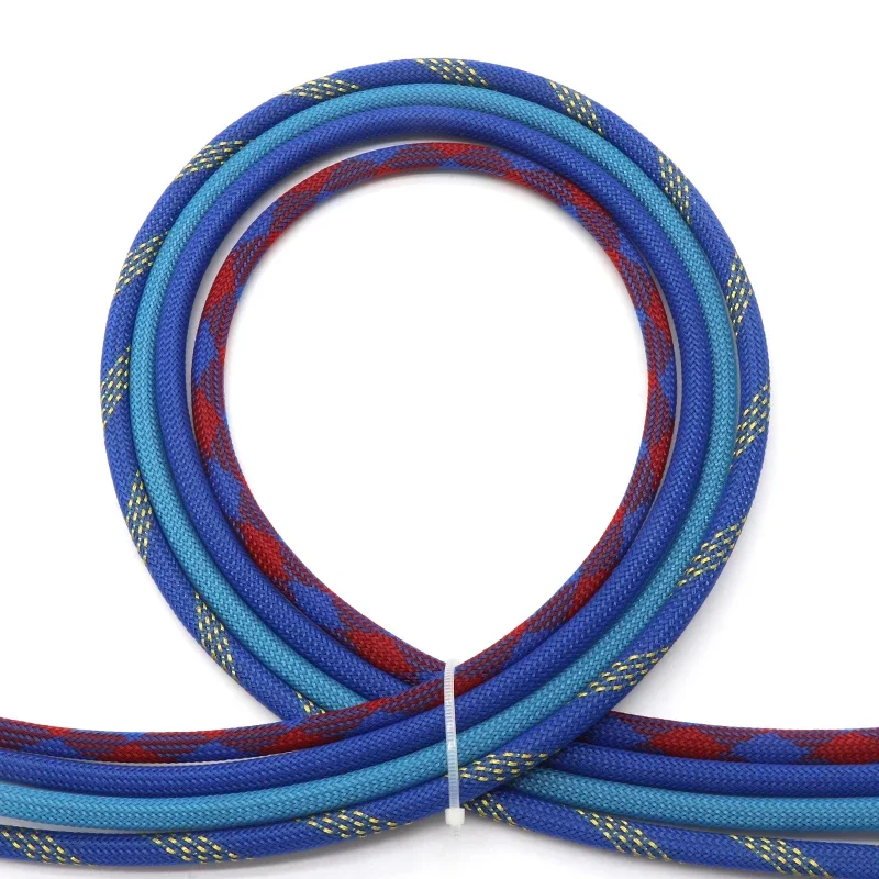 1/5/10M Blue-Gold-Red PET Brai - огляд і ціна Cable Sleeve Braided