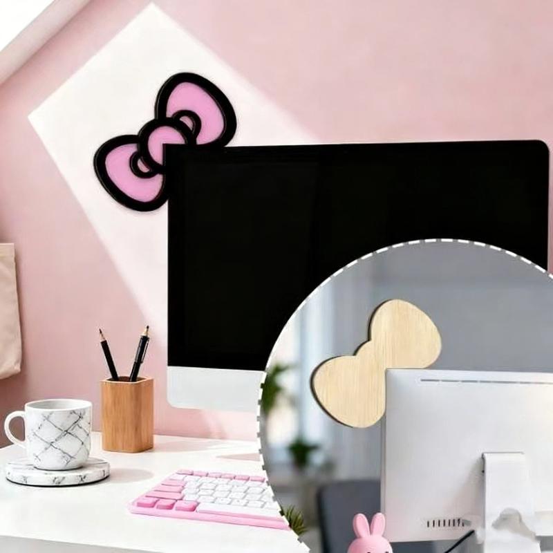 New 1/2Pcs Wooden Bowknot PC A - огляд і ціна Gaming Accessories Pc Setup