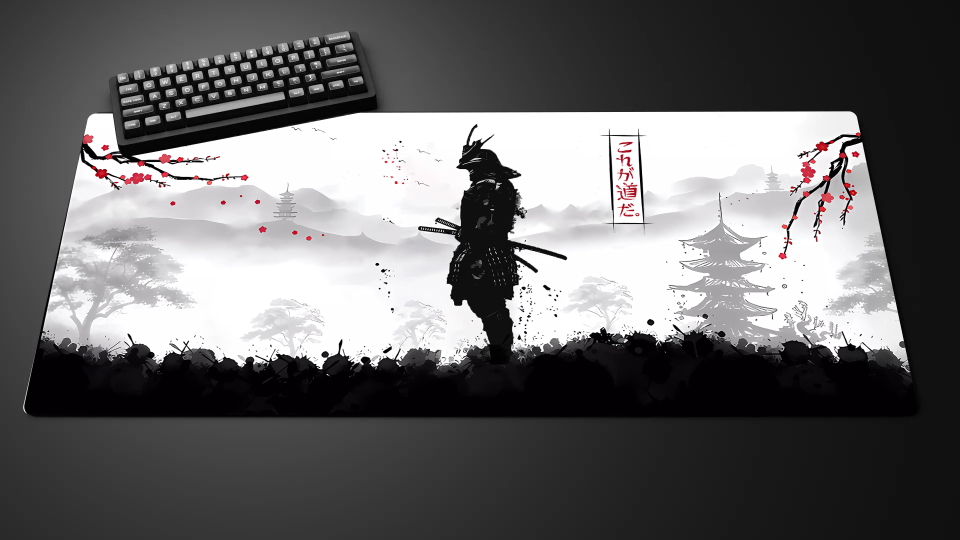 Large Mouse Pad Japanese Sakur - огляд і ціна Gaming Accessories Pc Setup