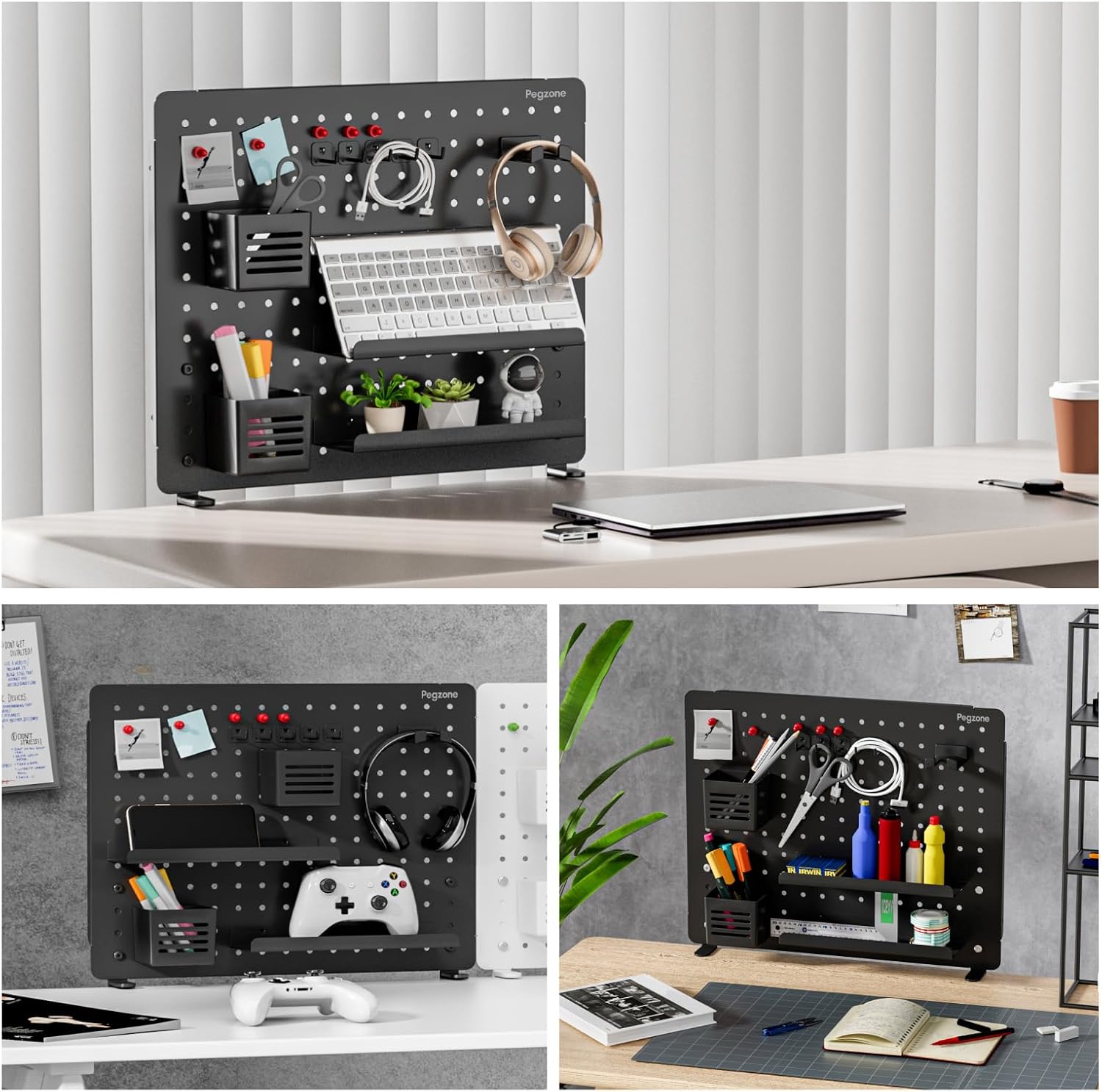 Clamp-on Desk Pegboard, Desk O - огляд і ціна Gaming Accessories Images