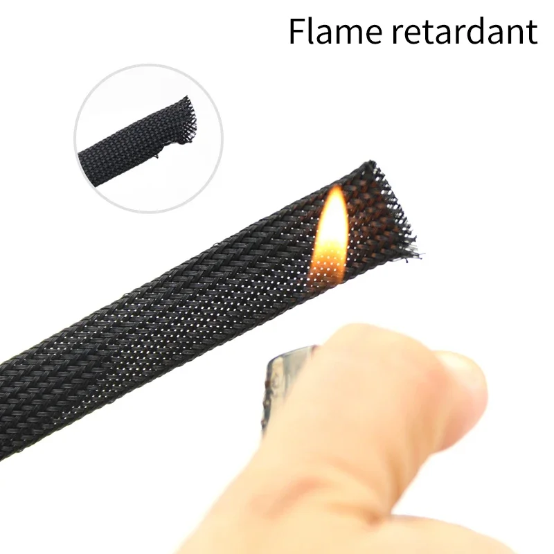 5M New Tight High Density PET  - огляд і ціна Cable Sleeve Braided