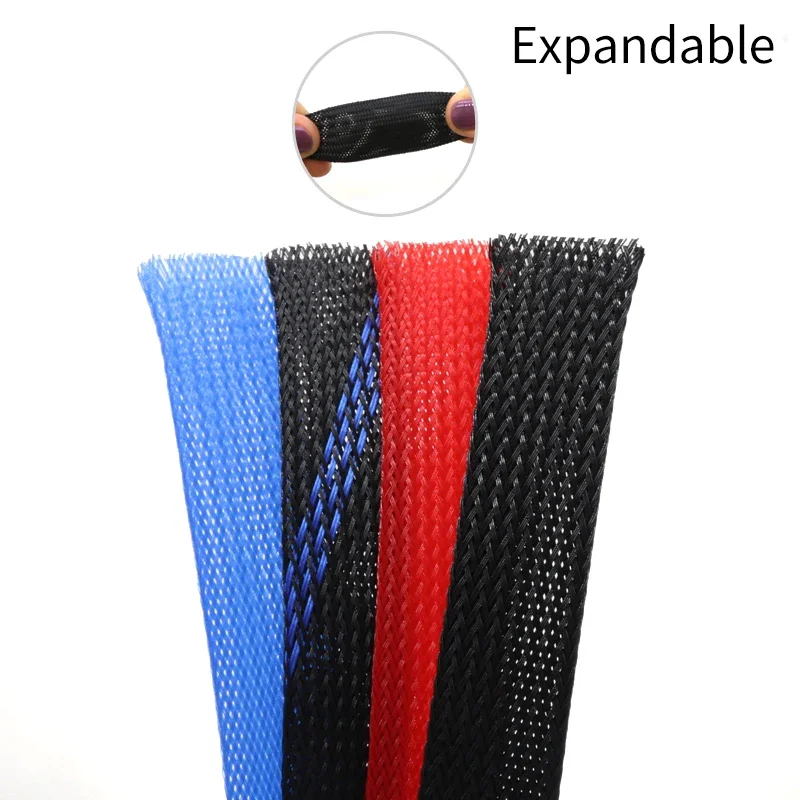 5M New Tight High Density PET  - огляд і ціна Cable Sleeve Braided