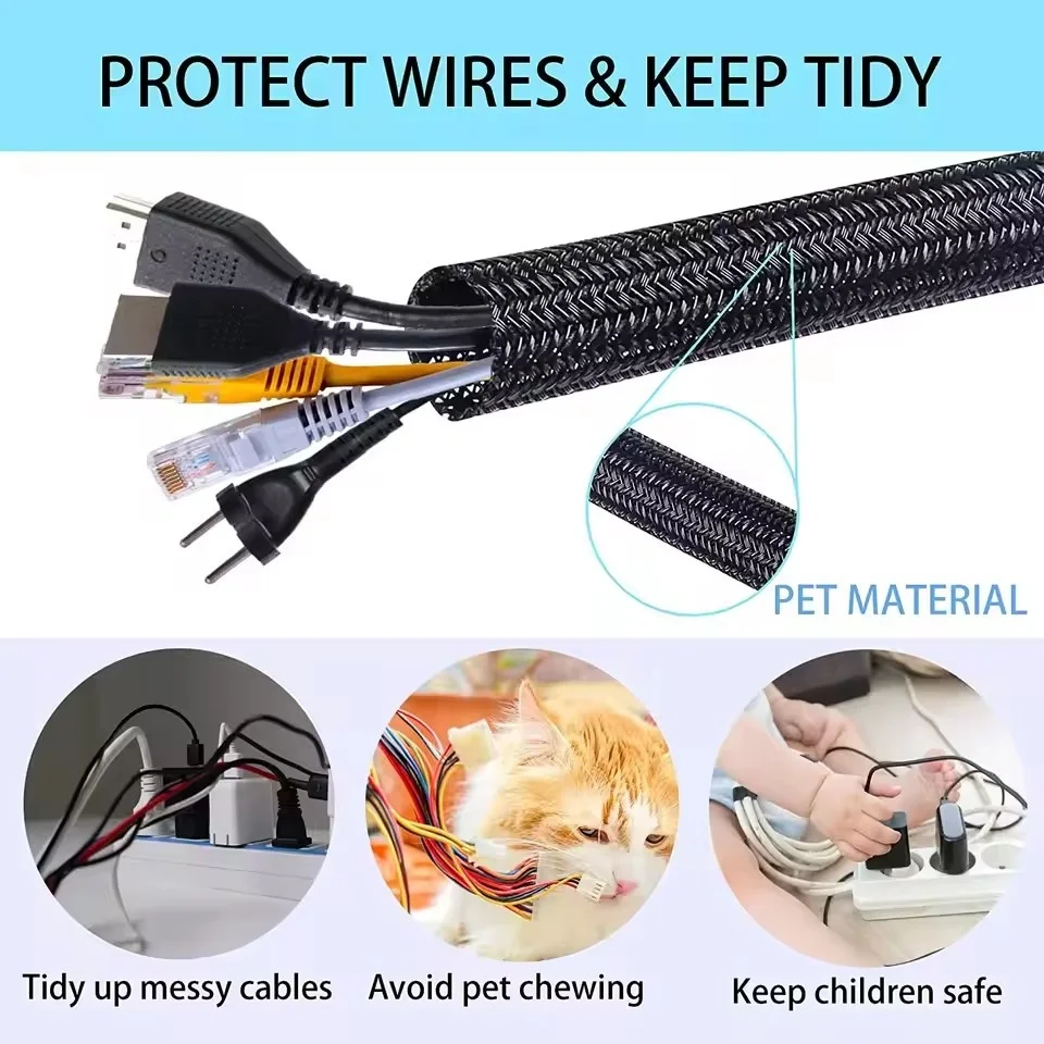 Cable Sleeve Self Closing PET  - огляд і ціна Cable Sleeve Braided