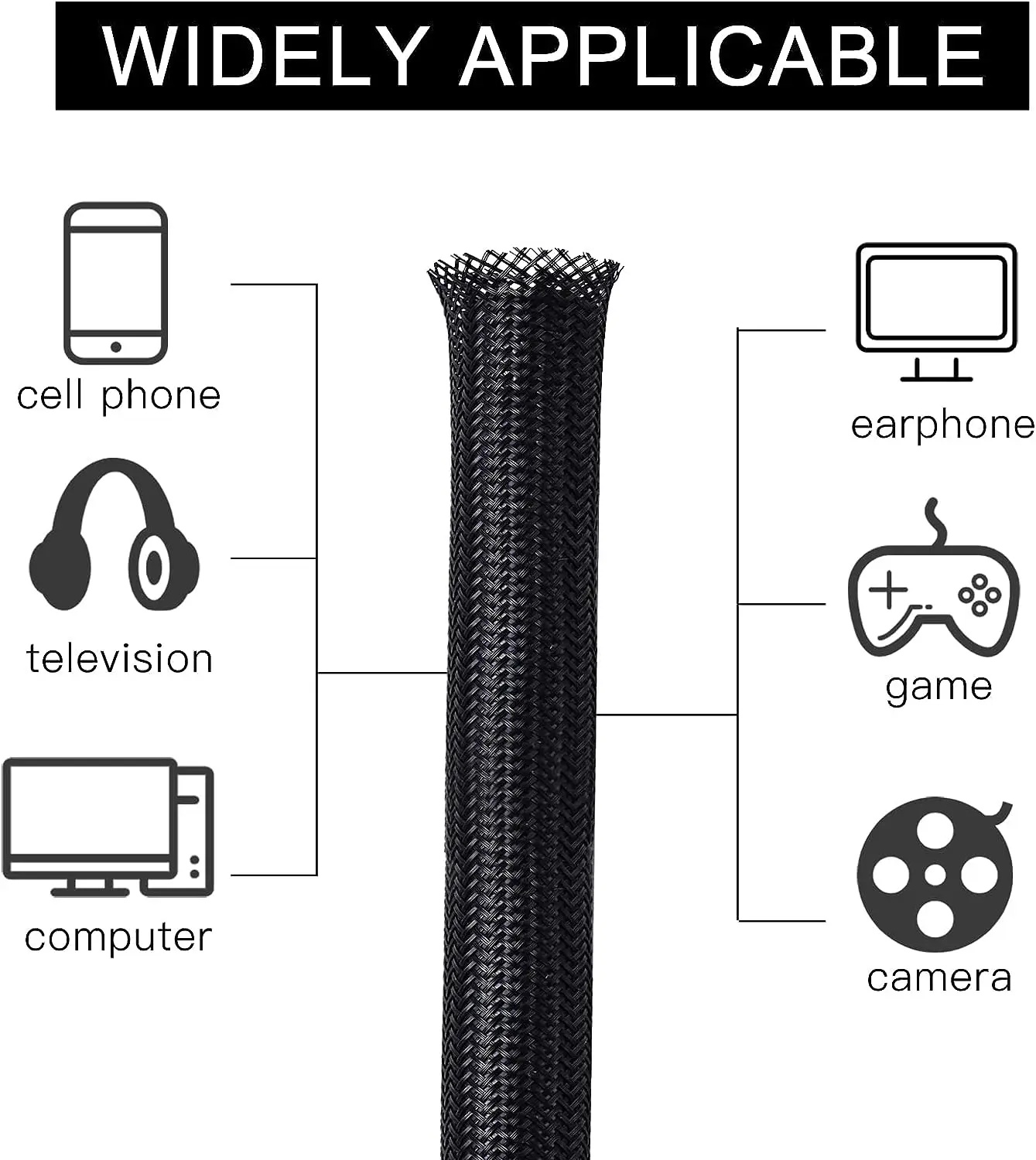 Cable Sleeve Self Closing PET  - огляд і ціна Cable Sleeve Braided