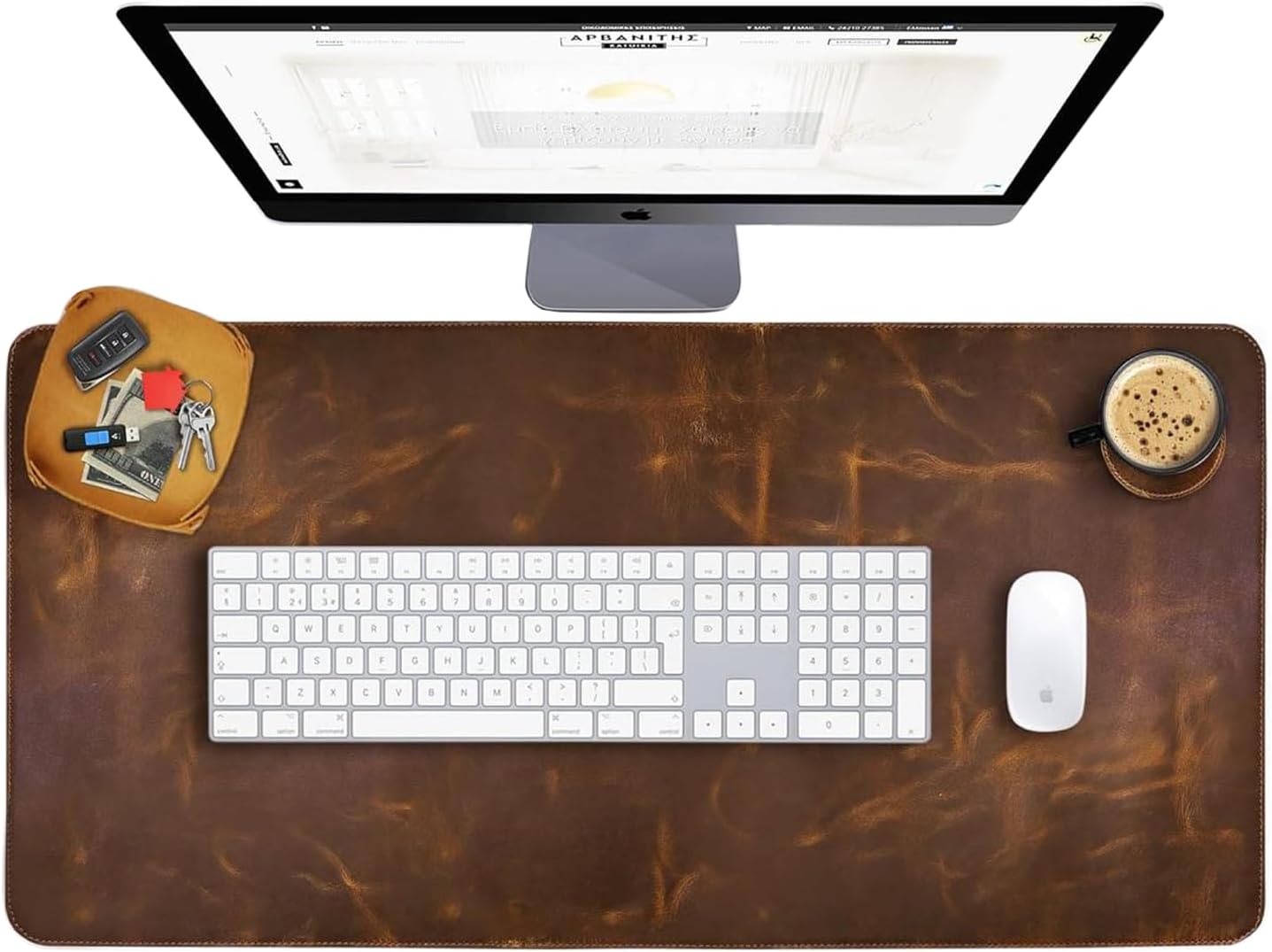 Large Leather Desk Mat Set (32 - огляд і ціна Gaming Accessories Images