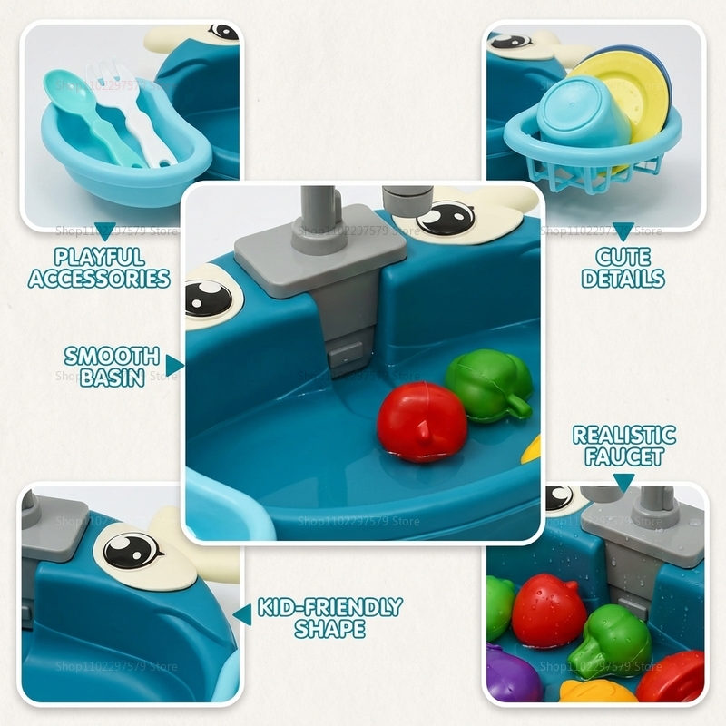 Children Play Kitchen Set with - огляд і ціна Gaming Accessories Manufacturers