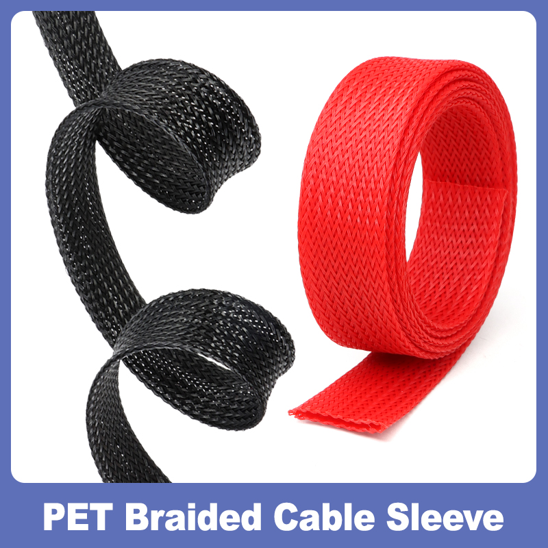 Red Black 2/4/6/8/10/12/14/16/ - огляд і ціна Cable Sleeve Braided