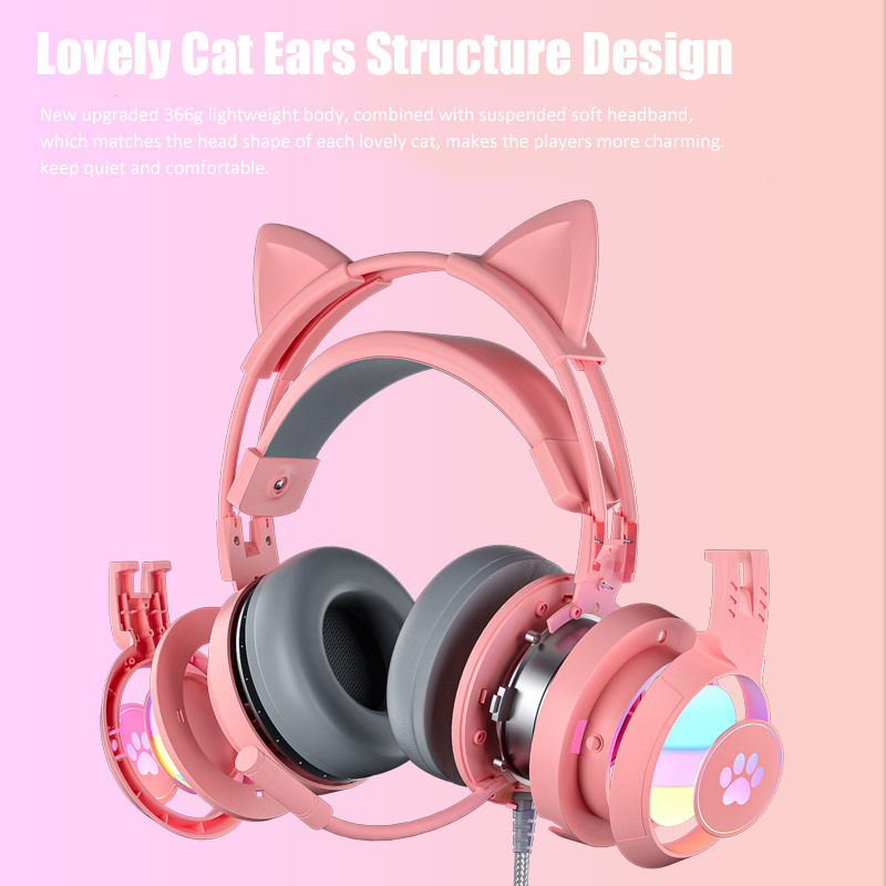 Cute Cat Ear Gaming Headphones - огляд і ціна Gaming Setup Accessories Xbox