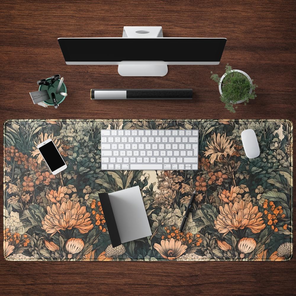 Boho Aesthetic Desk Mat Wildfl - огляд і ціна Gaming Accessories Images